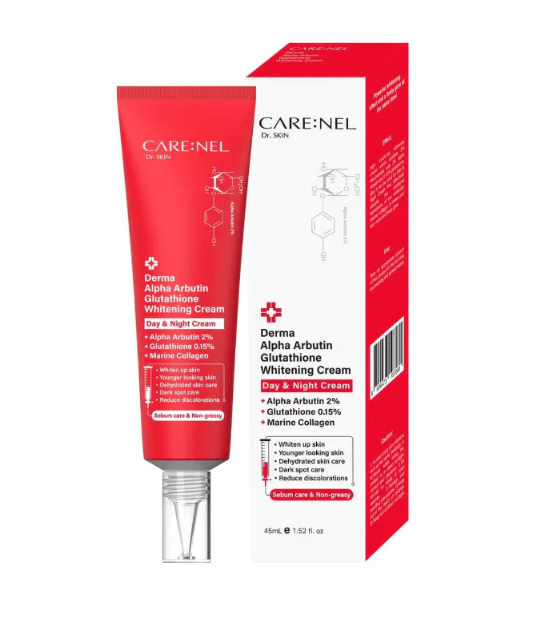 Carenel Derma Alpha Arbutin Glutathione Whitening Cream 45ml