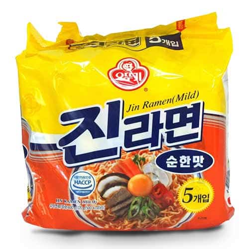 Jin Ramen Mild flavor Family Pack (5pcs)