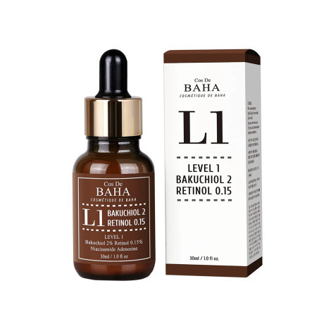 Cos De BAHA Level 1 Bakuchiol 2 Retinol 0.15 (L1) 30ml